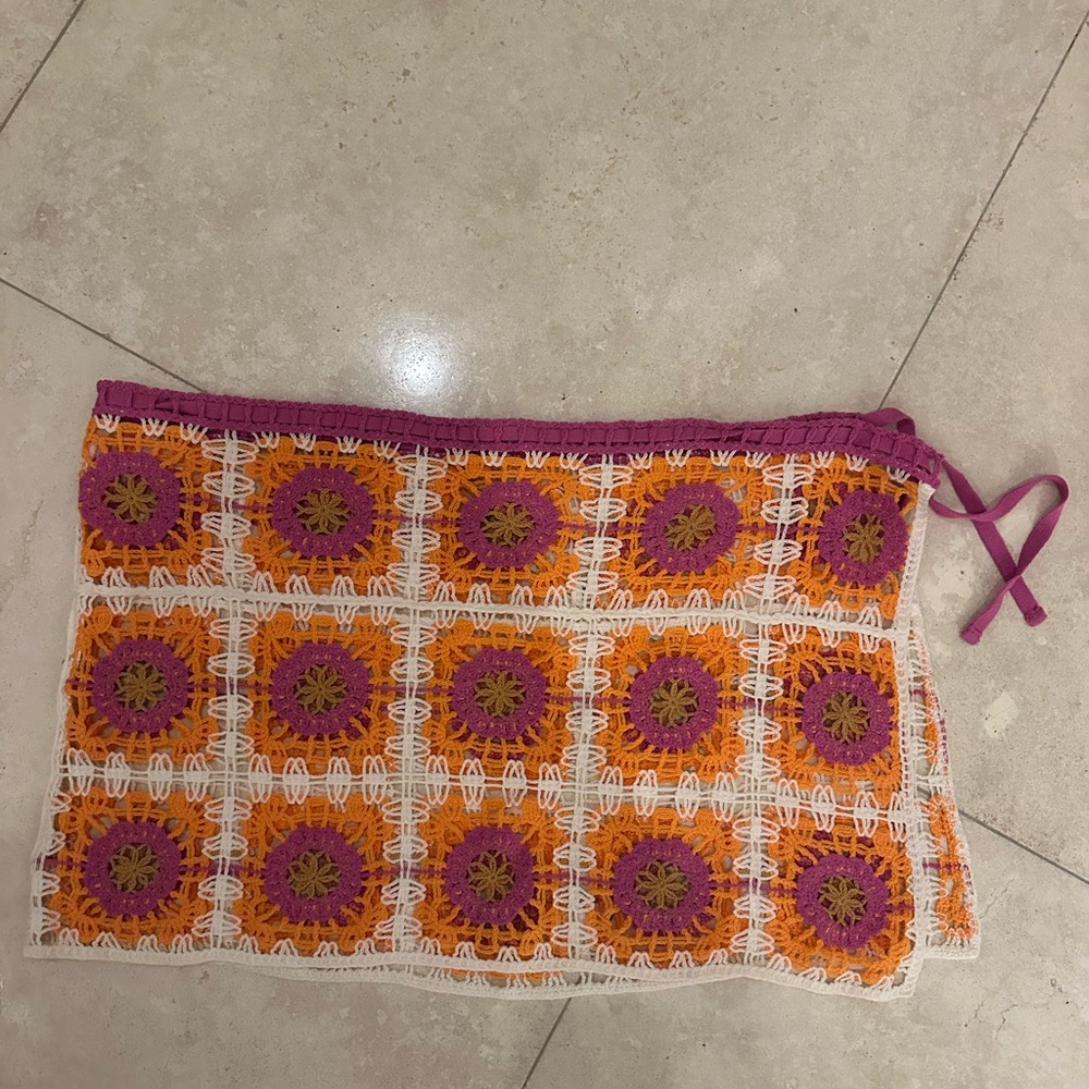 Wild fable crochet wrap skirt